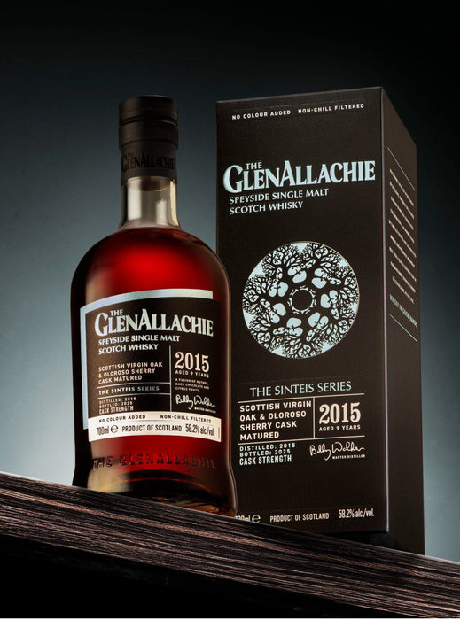 GlenAllachie Sinteis Part II: 2015 Scottish Oak & Oloroso Cask Matured ABV 58.2% 700ml with Gift Box
