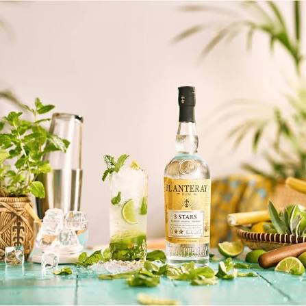 PLANTERAY RUM Three Stars White Rum ABV 41.2% 700ml