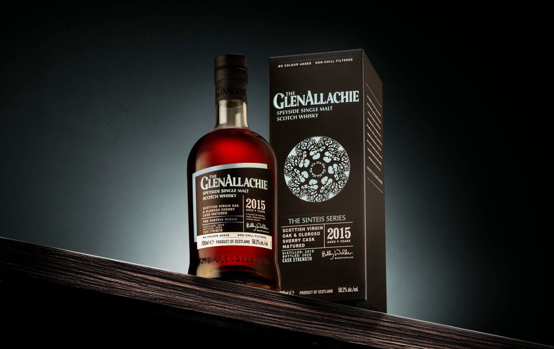 GlenAllachie Sinteis Part II: 2015 Scottish Oak & Oloroso Cask Matured ABV 58.2% 700ml with Gift Box