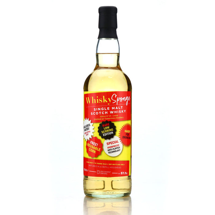 Ledaig 2008 - 2021 Tobermory Distillery 13 Year Old Whisky Sponge Edition No.34 Matured in Refill Hogshead Isle of Mull Single Malt Scotch Whisky ABV 57.1% Vol 700ml / 70cl (Pre-Order 7 Days)