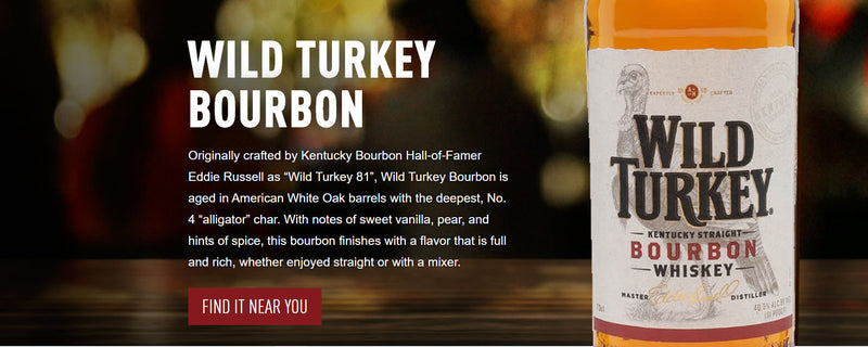 Wild Turkey 81 Bourbon Whisky ABV 40.5% 70cl