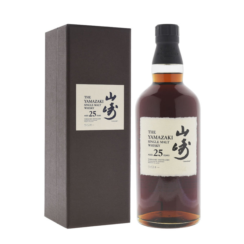 The Yamazaki 25 Year Japanese Single Malt Whisky (pre 2021) ABV 40% 70cl with Gift Box