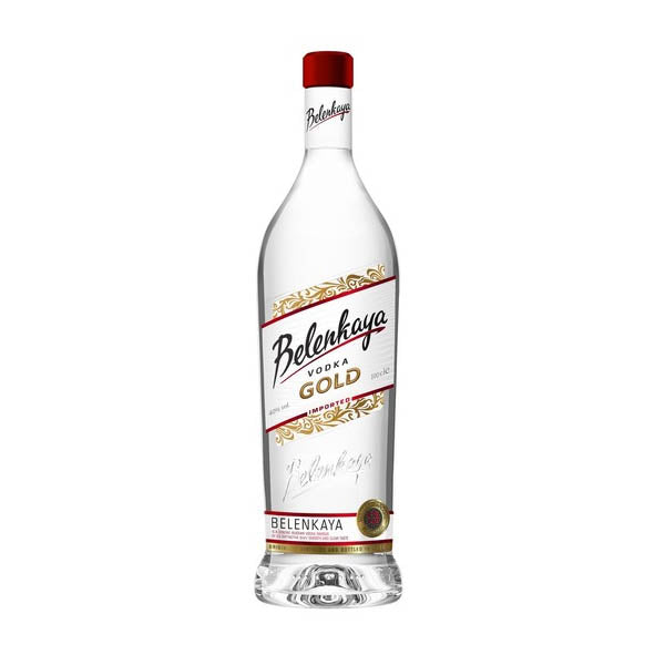 Belenkaya Gold Vodka ABV 40% 100cl (1L)