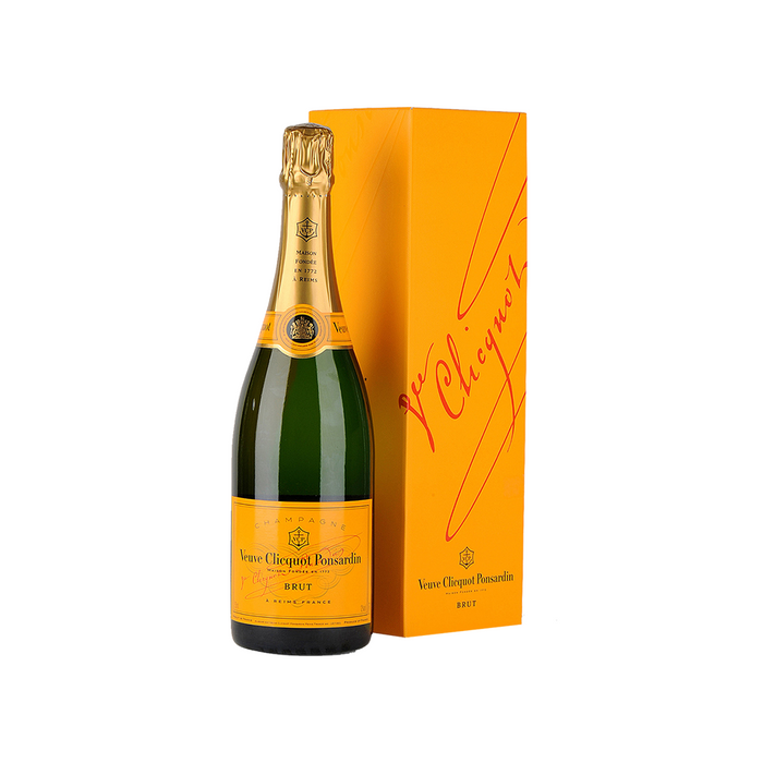 Champagne in orange bag online