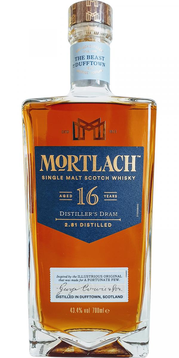 Mortlach 16 Year Old Speyside Single Malt Scotch Whisky ABV 43.4% 750ml