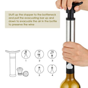 Vacuum Wine Saver (Vacuum Pump & stopper set)