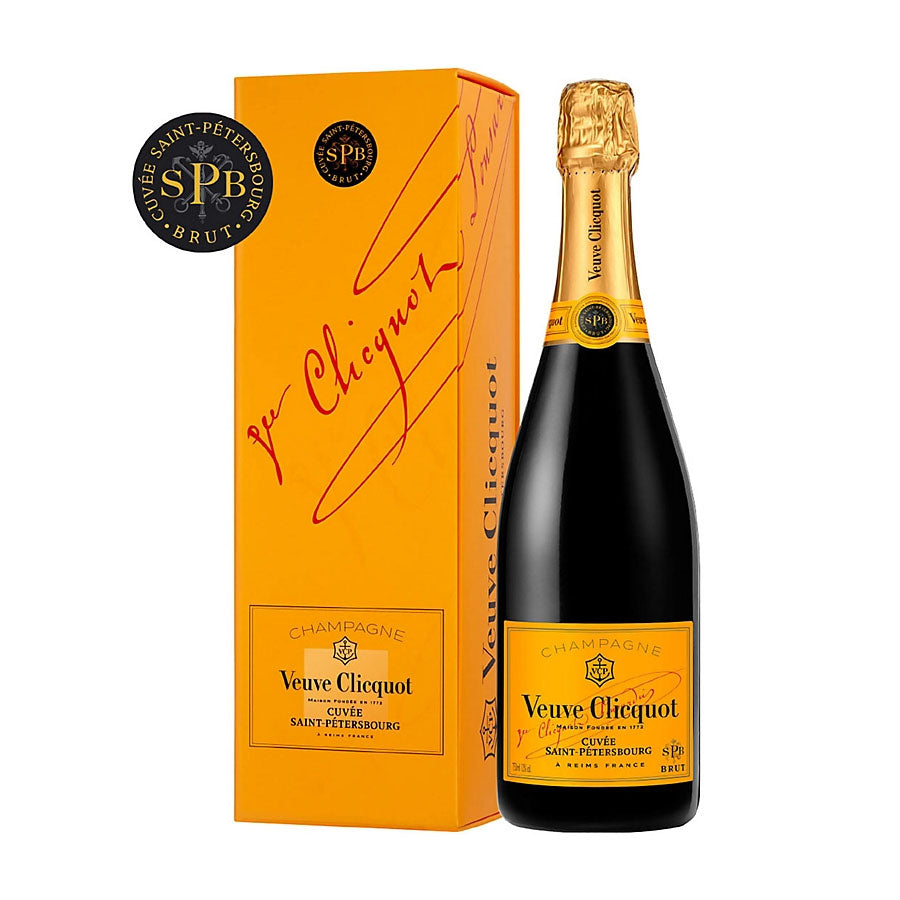 Veuve Clicquot Cuvee Saint Petersbourg Champagne Brut with Box ABV 12