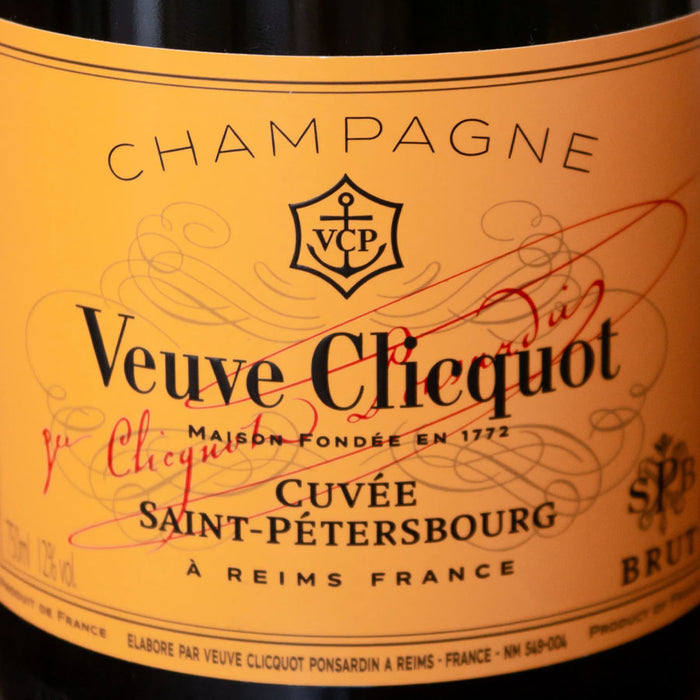 Veuve Clicquot Cuvee Saint Petersbourg Champagne Brut with Box ABV 12% 750ml