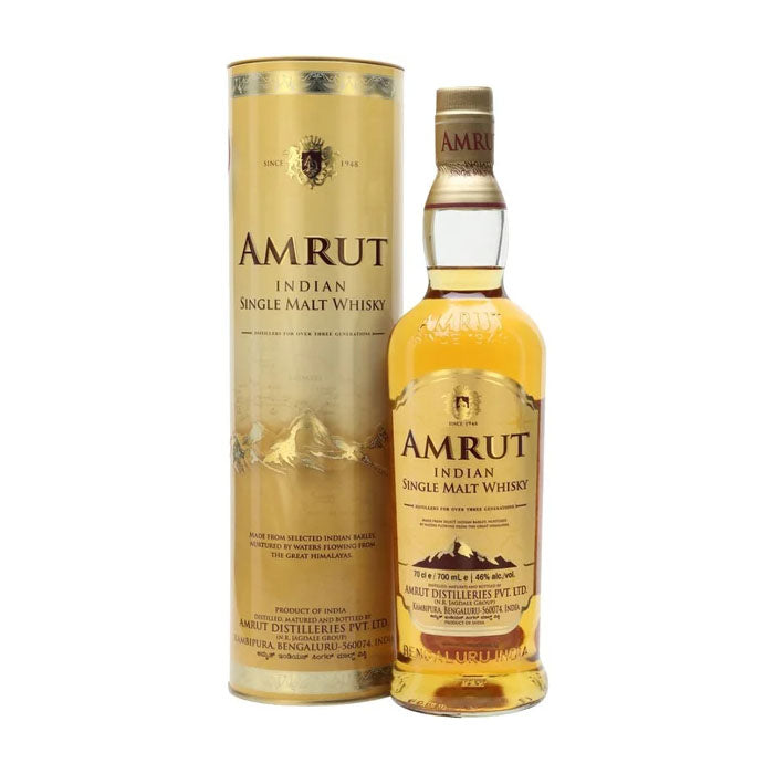 (EOY Sale - 10% off at Check Out) Amrut Indian Single Malt Whisky ABV 46% 700ml