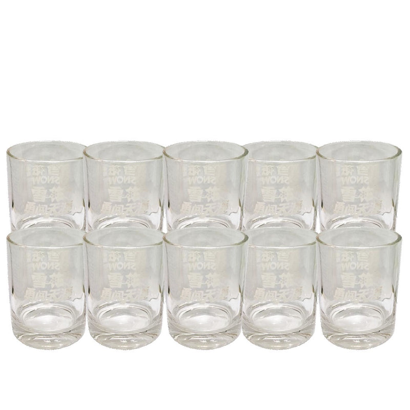 SNOW BEER GLASS x 10 Pieces