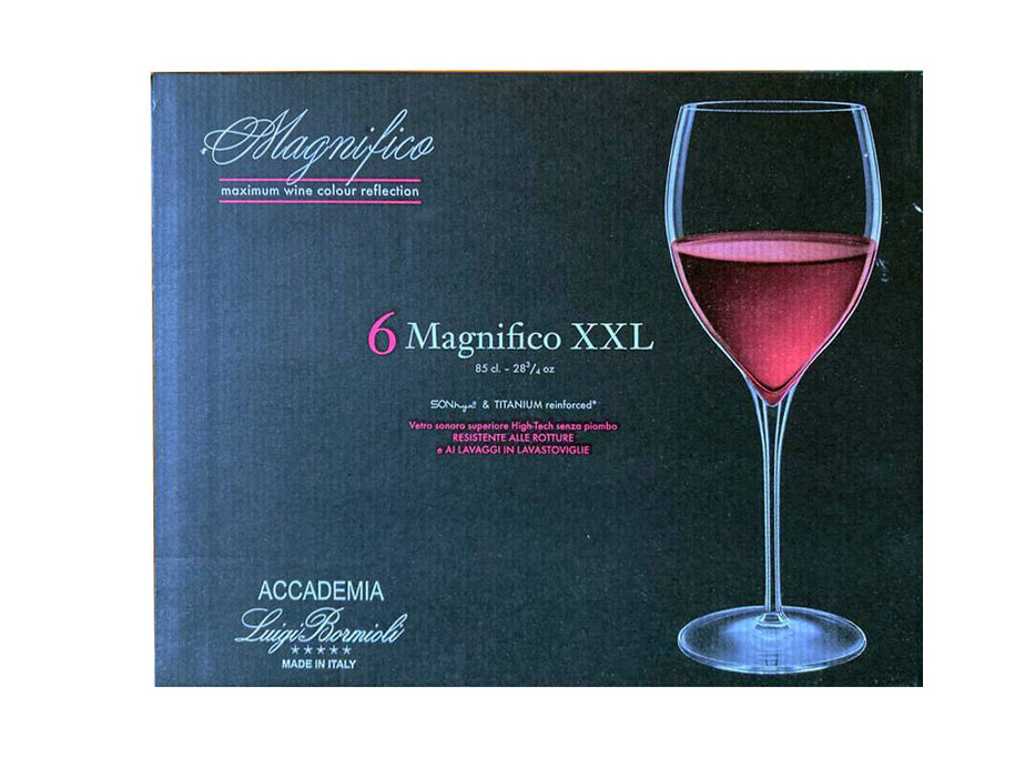 Bundle of 6 : MAGNIFINO XXL PREMIUM WINE GLASS