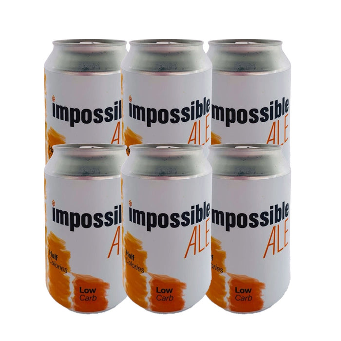 The Impossible Craft Low Carb Ale 6 Pack! MADE IN SINGAPORE - UNFILTERED / UNPASTEURISED - 3.5% ABV