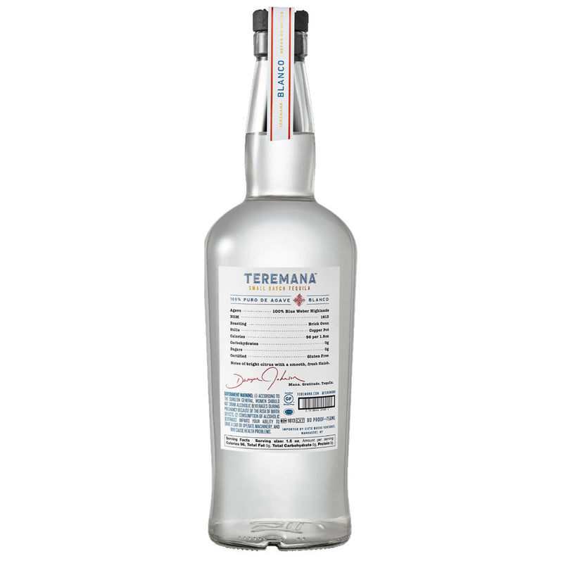 Teremana Tequilla Blanco ABV 40% 750ml by The Rock