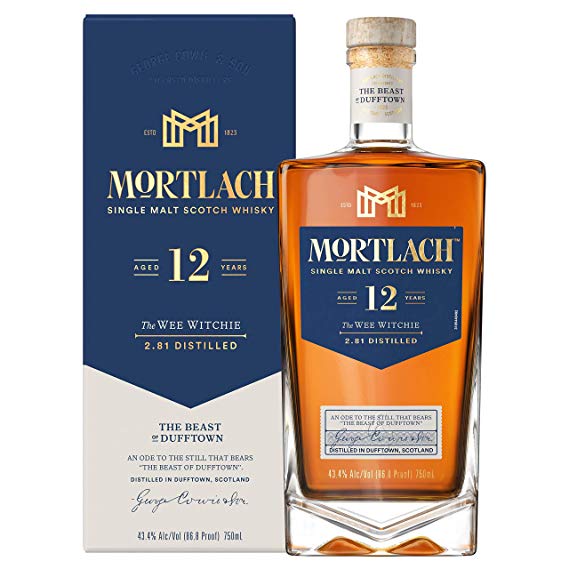 Mortlach 12 Year Old Speyside Single Malt Scotch Whisky ABV 43.4% 75cl with Gift Box