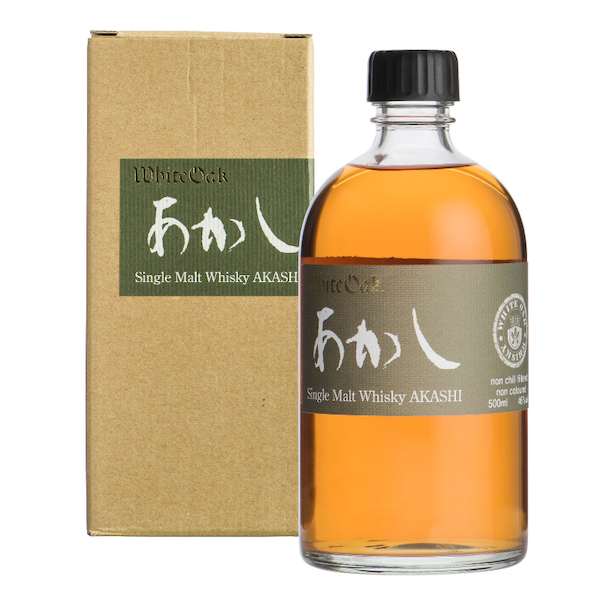 Akashi White Single Malt Whisky ABV 46% 50cl With Gift Box
