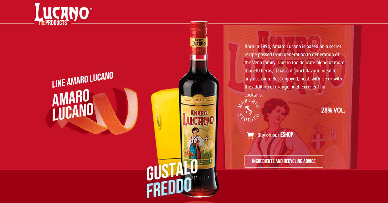 Amaro Lucano Original Aperitive ABV 28% 700ml