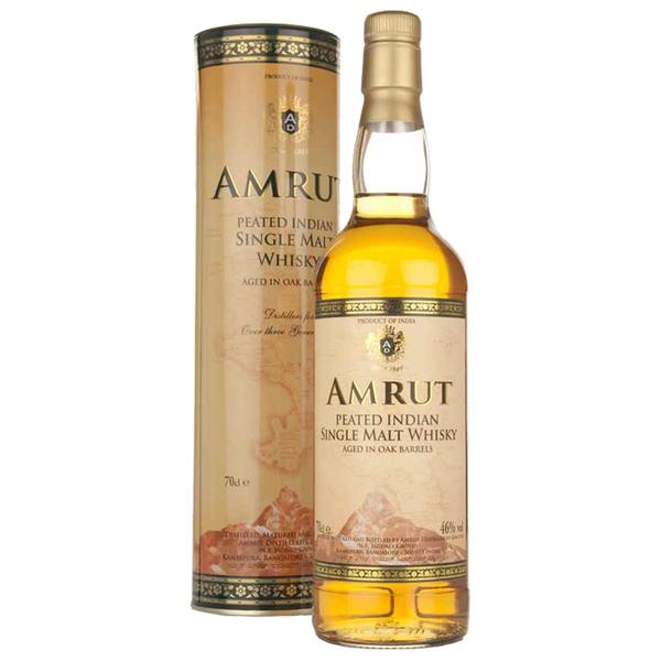 Amrut Peated 46%, Indian Whisky - The Liquor Shop Singapore