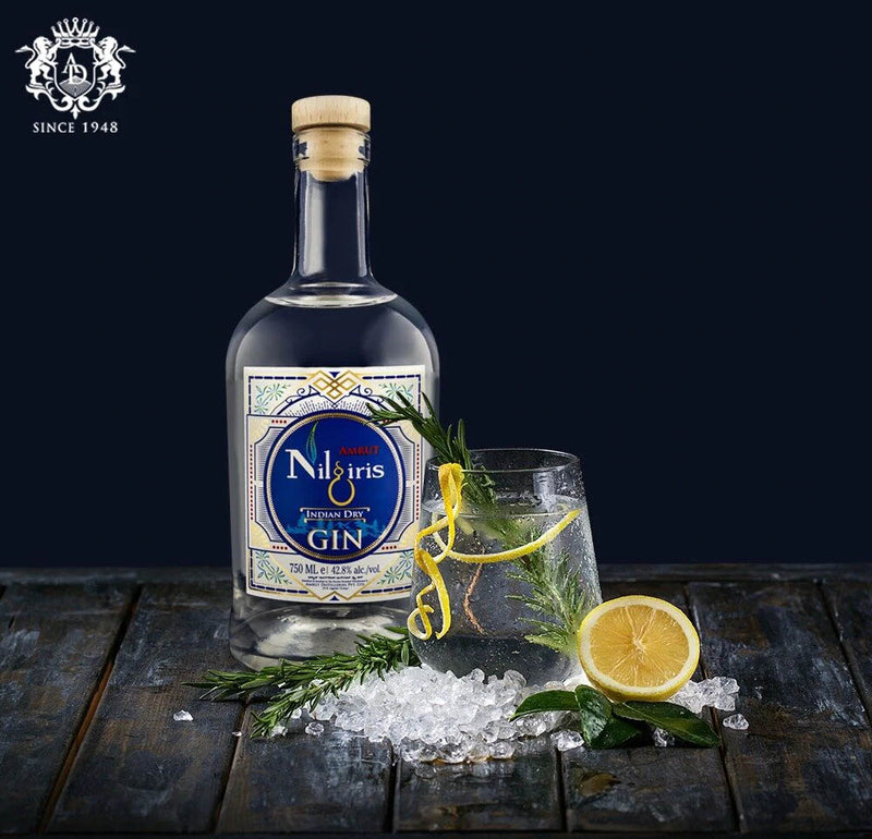 (WGD - 10% off at Check Out) Amrut Nilgiris Indian Dry Gin ABV 42.8% 70cl