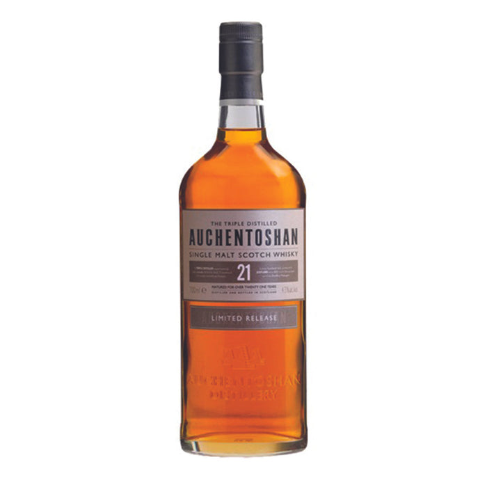 Auchentoshan 21 Year Old Lowland Single Malt Scotch Whisky ABV 43% (Box not in perfect condition)