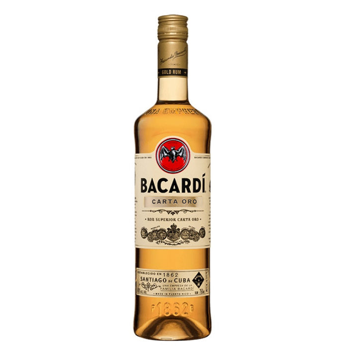 Bacardi Carta Oro Superior Gold Rum ABV 40% 100cl (1L)