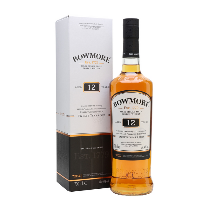 Bowmore 12 Year Old Scotch Whisky ABV 40% 70cl with Gift Box