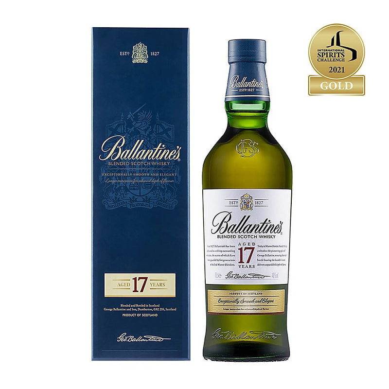 Ballantine's 17 Year Old Blended Scotch Whisky ABV 40% 70cl With Gift Box