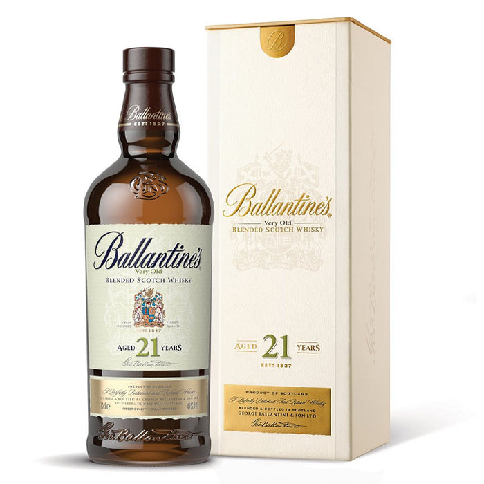 Ballantine's 21 Year Blended Scotch Whisky ABV 40% 700ml — The Liquor ...