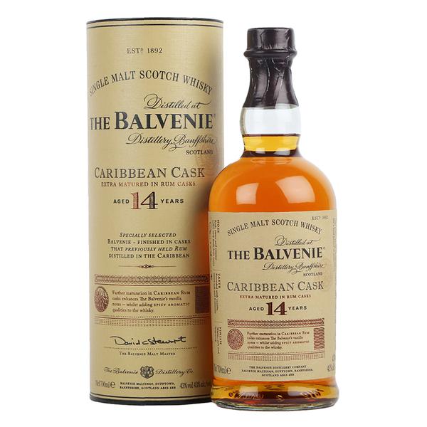 Balvenie Caribbean Cask 14 Years 70cl, Scotch Whisky - The Liquor Shop Singapore