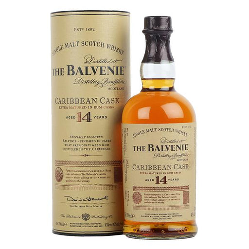 Balvenie Caribbean Cask 14 Years 70cl, Scotch Whisky - The Liquor Shop Singapore