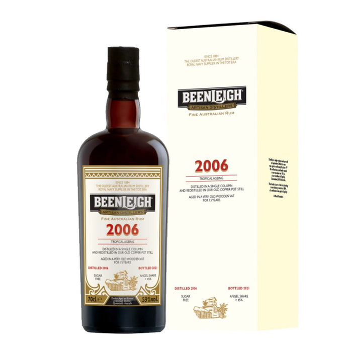 Beenleigh 15 Year Old Distilled 2006 Bottled 2021 Fine Australian Rum ABV 59% 70cl