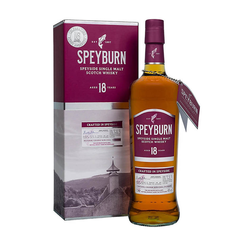 Speyburn 18 Year Old Speyside Single Malt Scotch Whisky ABV 46% 700ml