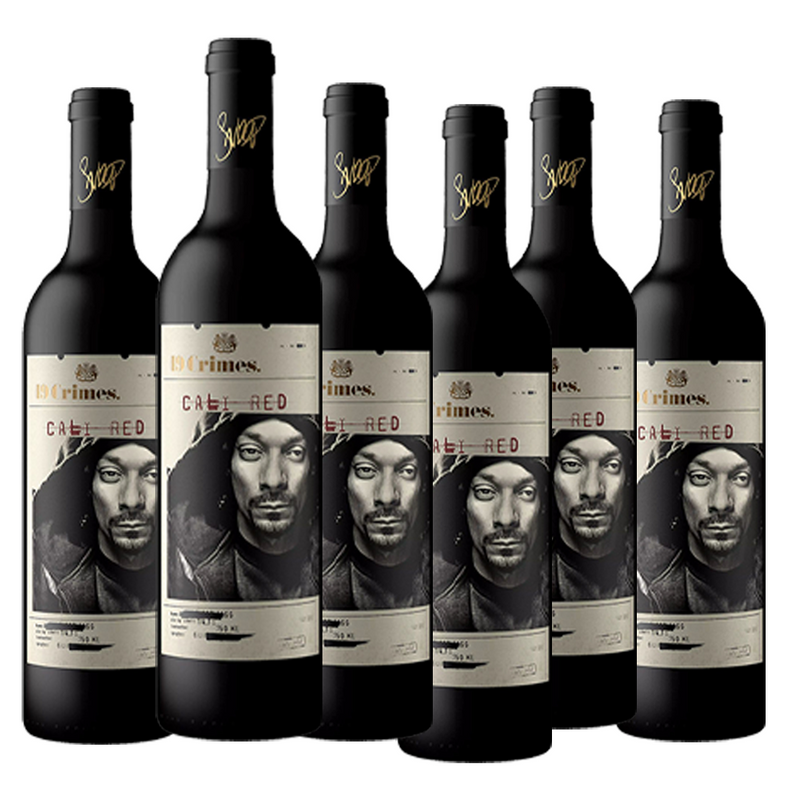 19 Crimes Cali Red Snoop Dogg  75cl x 6 Bottles