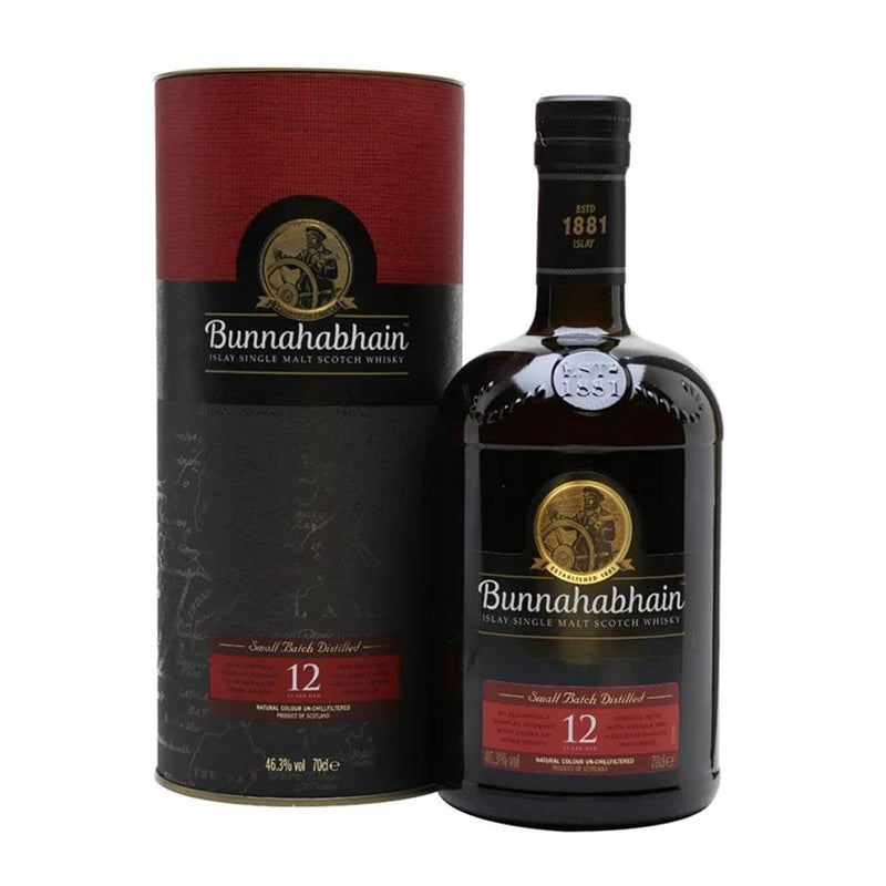 (Clearance) Bunnahabhain 12 Years 700ml (Box is not in good condition, bottle is perfect condition)
