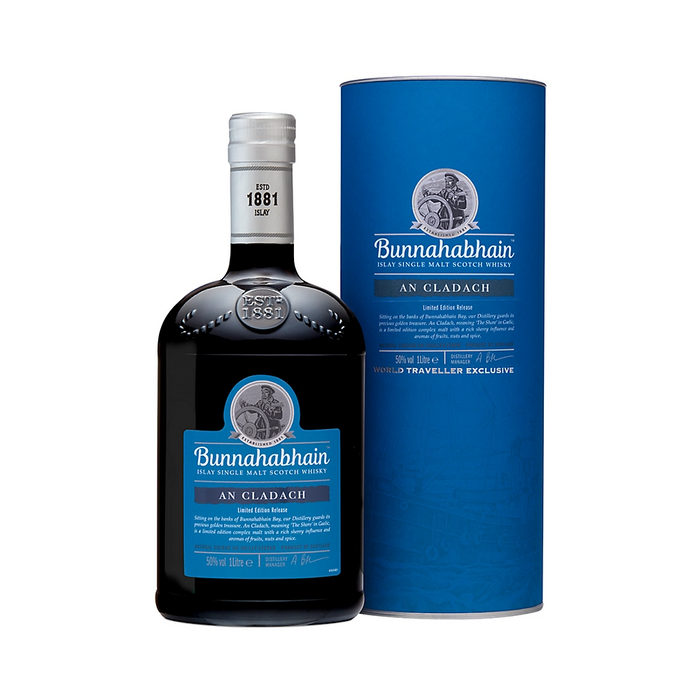 Bunnahabhain An Cladach Scotch Whisky Limited Edition Release ABV 50% with Gift Box (1L)