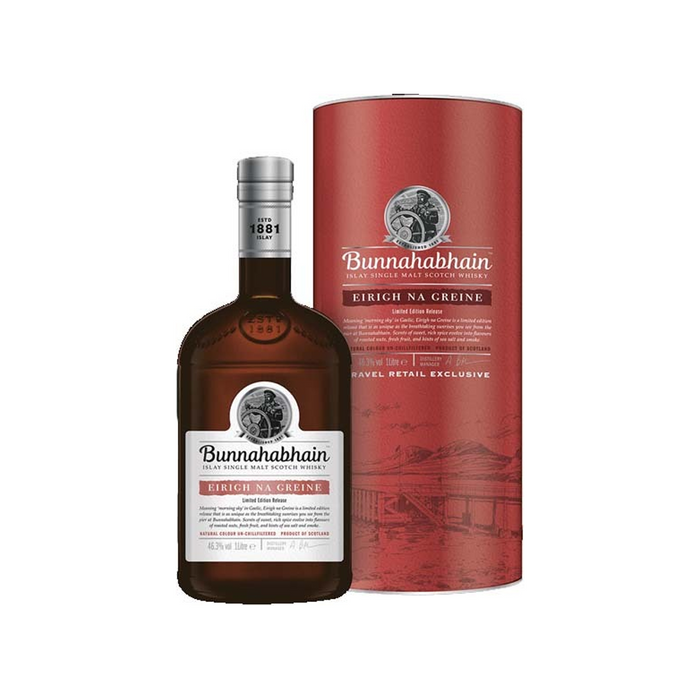 Bunnahabhain Eirigh Na Greine Scotch Whisky Limited Edition Release 46.3% 1000ml with Gift Box (1L)