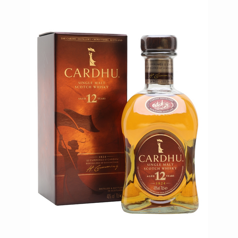 Cardhu 12 Year Old Speyside Single Malt Scotch Whisky ABV 40% 70cl
