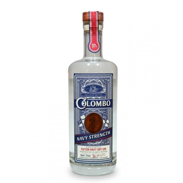 Colombo Ration Navy Strength Dry Gin Handcrafted In Small Batches 700ml ABV 57%