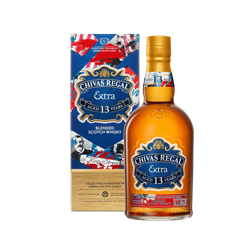 Chivas Regal Extra 13 American Rye Cask 13 Year Old Blended Scotch Whisky ABV 40% 700ml