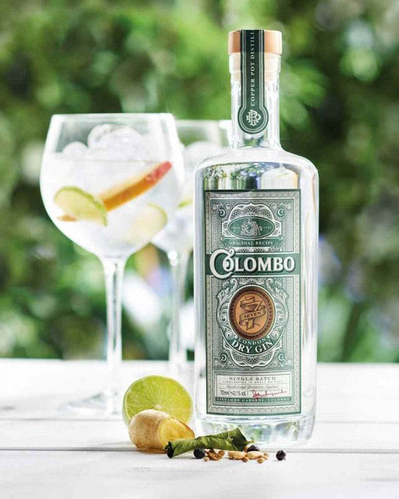 Colombo London Dry Gin Single Batch Handcrafted In Small Batches 700ml ABV 43.1%