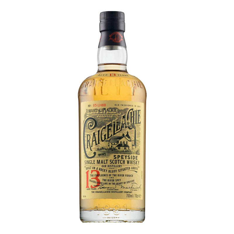 Craigellachie 13 Year Speyside Single Malt Scotch Whisky 700ml ABV 46% (No Box)