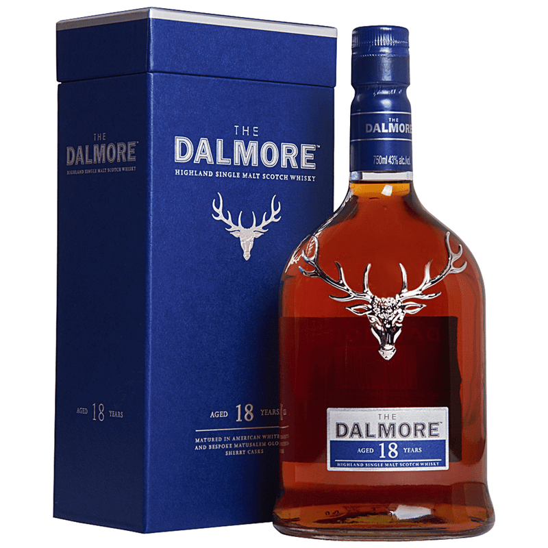 The Dalmore 18 Year Old Highland Single Malt Scotch Whisky ABV 43% 70cl with Gift Box