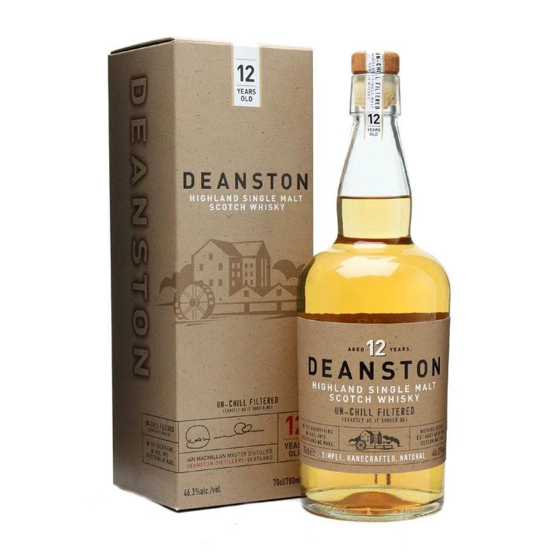 Deanston 12 Year Old Highland Single Malt Scotch Whisky ABV 46.3% 70cl
