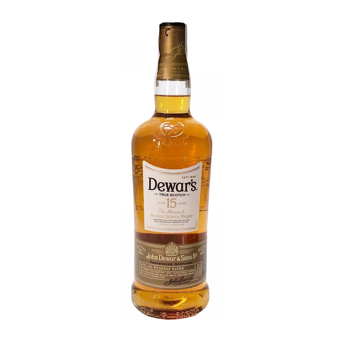 ウイスキー Dewar's 15 Years Blended Scotch Whisky Dewar's 15 Year Old The Monarch Blended Scotch Whisky ABV 40% 1L