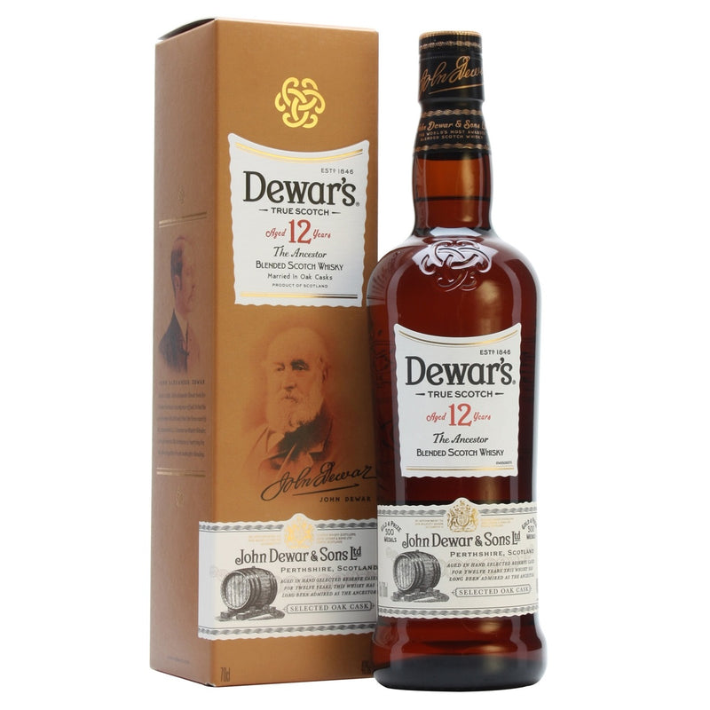Dewar's 12 Year Old The Ancestor Blended Scotch Whisky ABV 40% 70cl