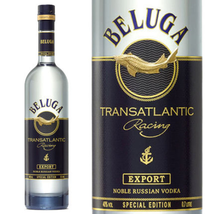 Be-luga Transatlantic Racing Noble Vodka ABV 40% 100cl (1L)