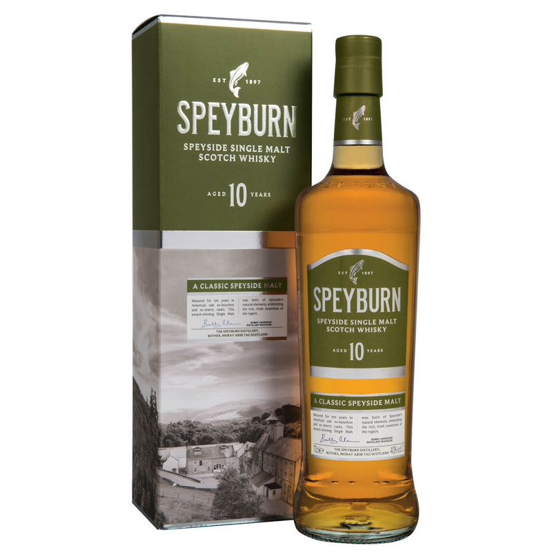 Speyburn 10 Year Old Classic Speyside Single Malt Scotch Whisky ABV 40% 700ml