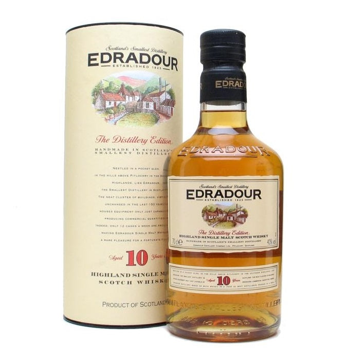 Edradour 10 Year Old Highland Single Malt Scotch Whisky ABV 40% 700ml