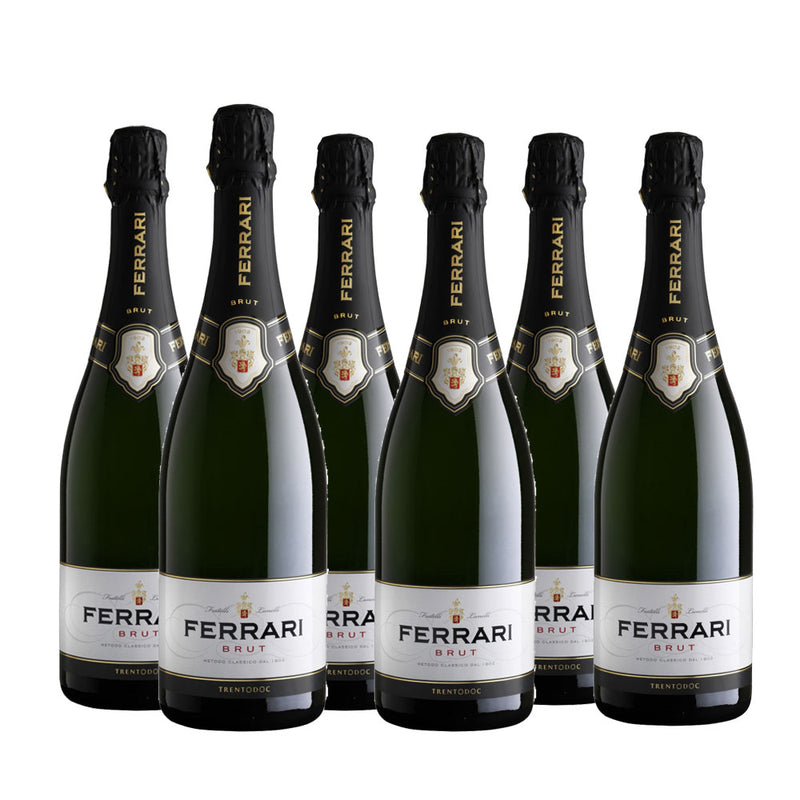 Ferrari Brut ABV 12.5% 750ml x 6 Bottles