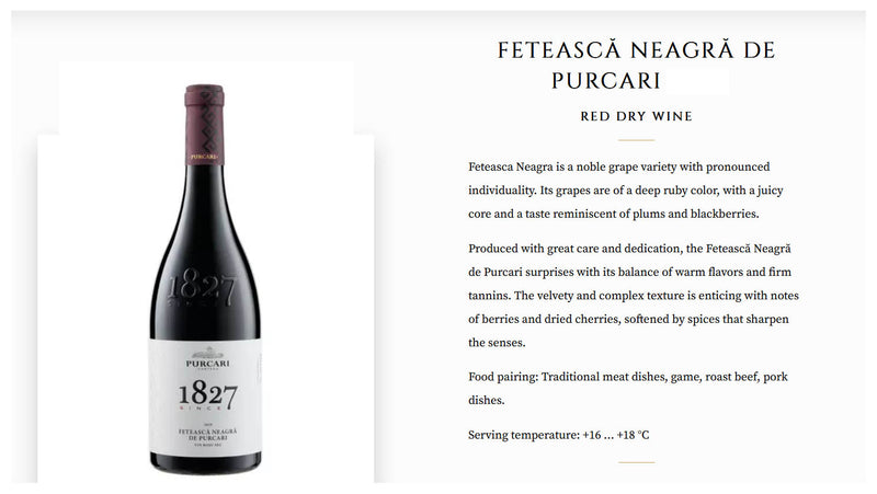 Feteasca Neagra de Purcari Red Wine 750ml