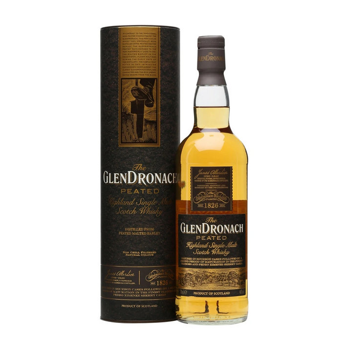 The Glendronach Peated Highland Single Malt Scotch Whisky ABV 46% 70cl with Gift Box
